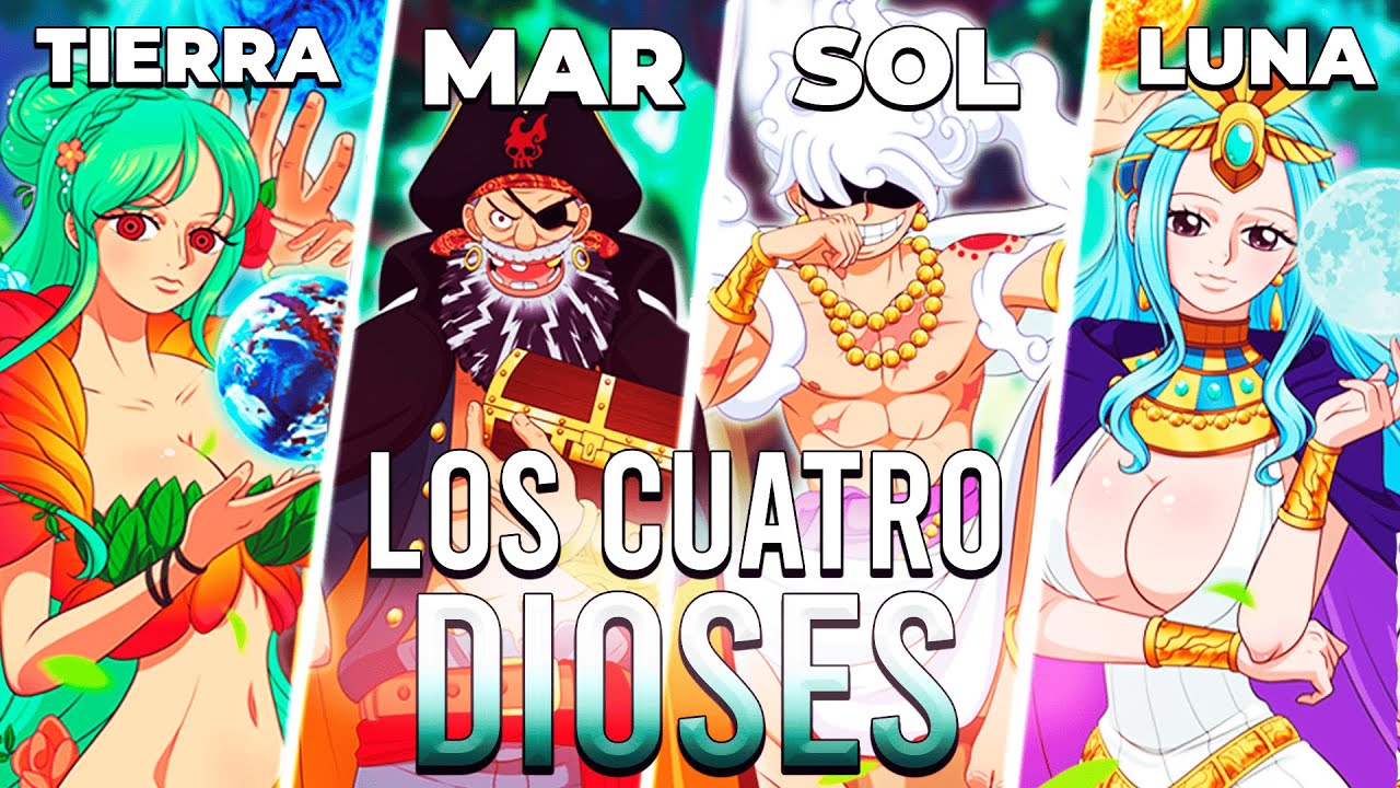 ¡El MISTERIO de los 4 DIOSES y sus PODERES en ONE PIECE! (Dios del Sol, Mar, Tierra y Bosque)