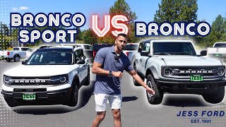 Bronco VS Bronco Sport: Which one is for me? Ford Bronco Vs Bronco Sport