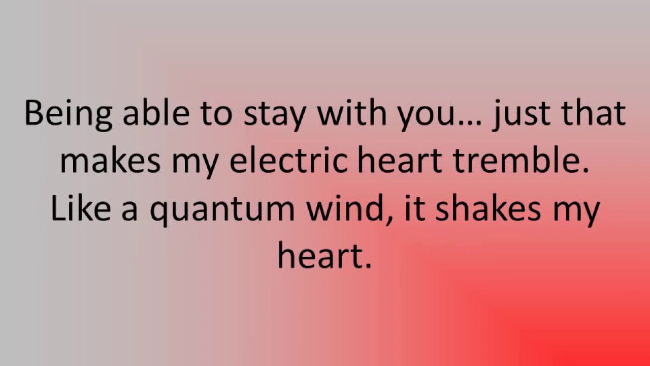 Vocaloid Hatsune Miku Electric Angel English lyrics YouTube