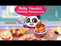 Baby pandas cooking restaurant  become a little chef and cook delicious food  babybus games
