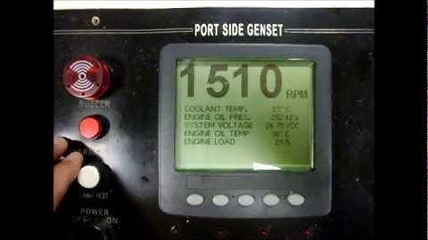 Buzzer on Aux Engine Port