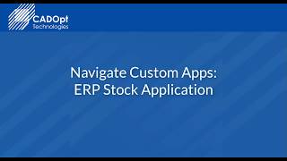Navigate Custom Apps: ERP Stock Application screenshot 5