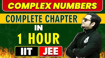 COMPLEX NUMBERS in 1 Hour || Complete Chapter For JEE Main & Advanced