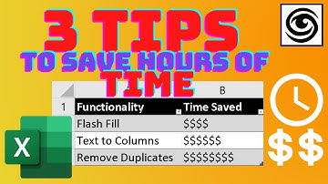 3 Quick Tips to SAVE HOURS of your time in Excel! [Flash Fill, Text to Columns & Remove Duplicates]