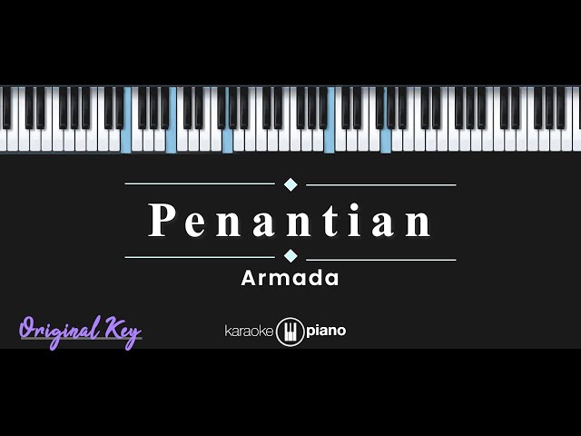 Penantian - Armada (KARAOKE PIANO - ORIGINAL KEY) class=