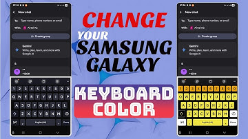 HOE JE DE KLEUR VAN JE SAMSUNG GALAXY-TOETSENBORD VERANDERT