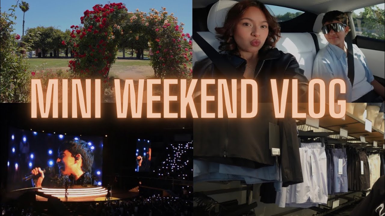 Weekend vlog!! San Jose and Ivan Cornejo Concert 🧡🎶