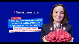 SwissTranslate I Interview Collaborateur - Manon-Cassandre