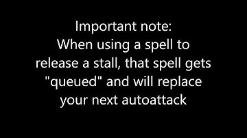 Misc - Ability stalling guide