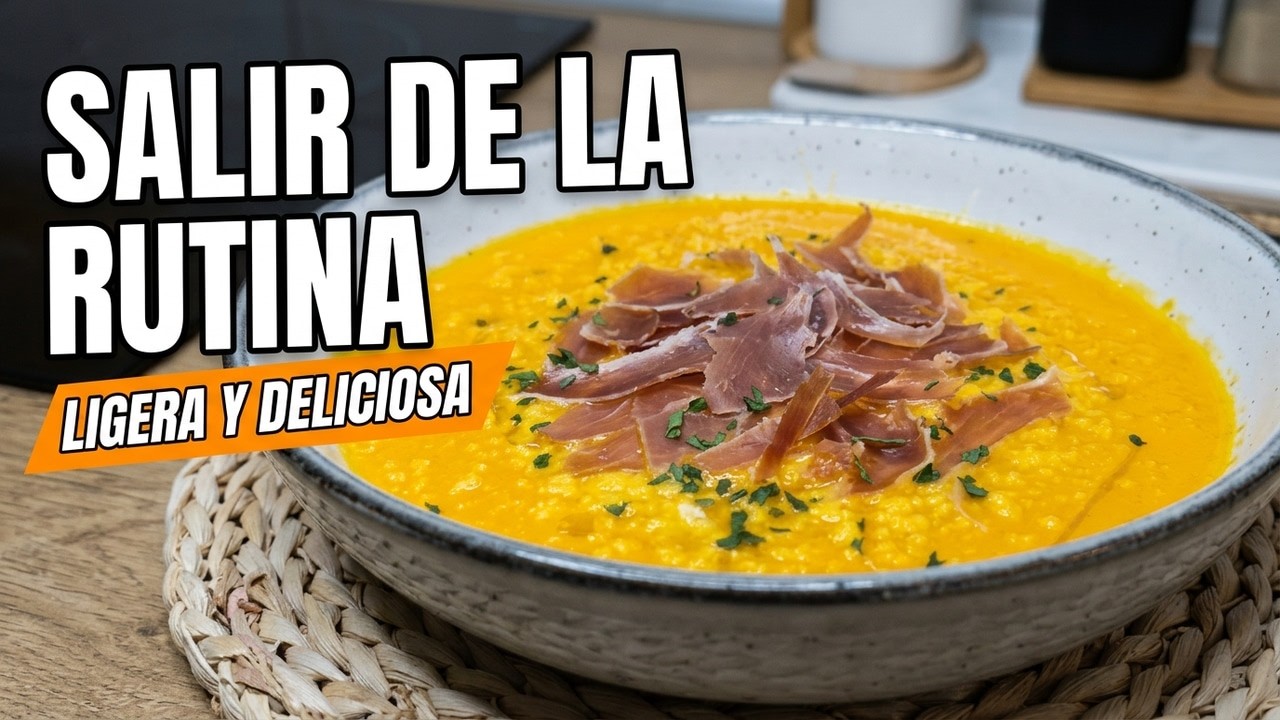 Crema de zanahoria🥕 y manzana🍎: la receta ligera y deliciosa que te hará salir de la rutina #recetas