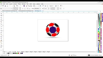 Realistic 3D Football Design in CorelDRAW Tutorial