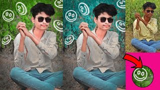 how to smile png background color change #picsart #lightroom #edit