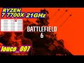 🔴COMEÇOU O TESTE GRÁTIS BATTLEFIELD 6 - RYZEN 7 7700X 21GHz - #battlefield #battlefield6 #eagames