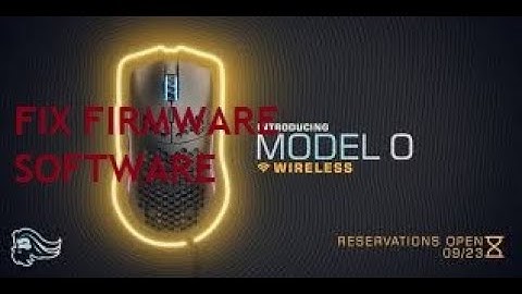 Glorious model o wireless, FIX FIRMWARE 2020.12.23