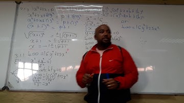 Mathematics N3 Revision part 2