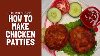 How to make Chicken patties / using  a special method / ചിക്കൻ ബർഗർ പാറ്റീസ് എങ്ങനെ ഉണ്ടാക്കാം