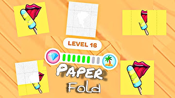 Paper Fold Lavel 16/Paper Fold All Levels Gameplay Walkthrough (Android, iOS) #Gameplay #Paper_Fold