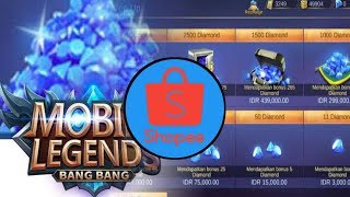 BELI DIAMOND MOBILE LEGEND DI SHOPEE
