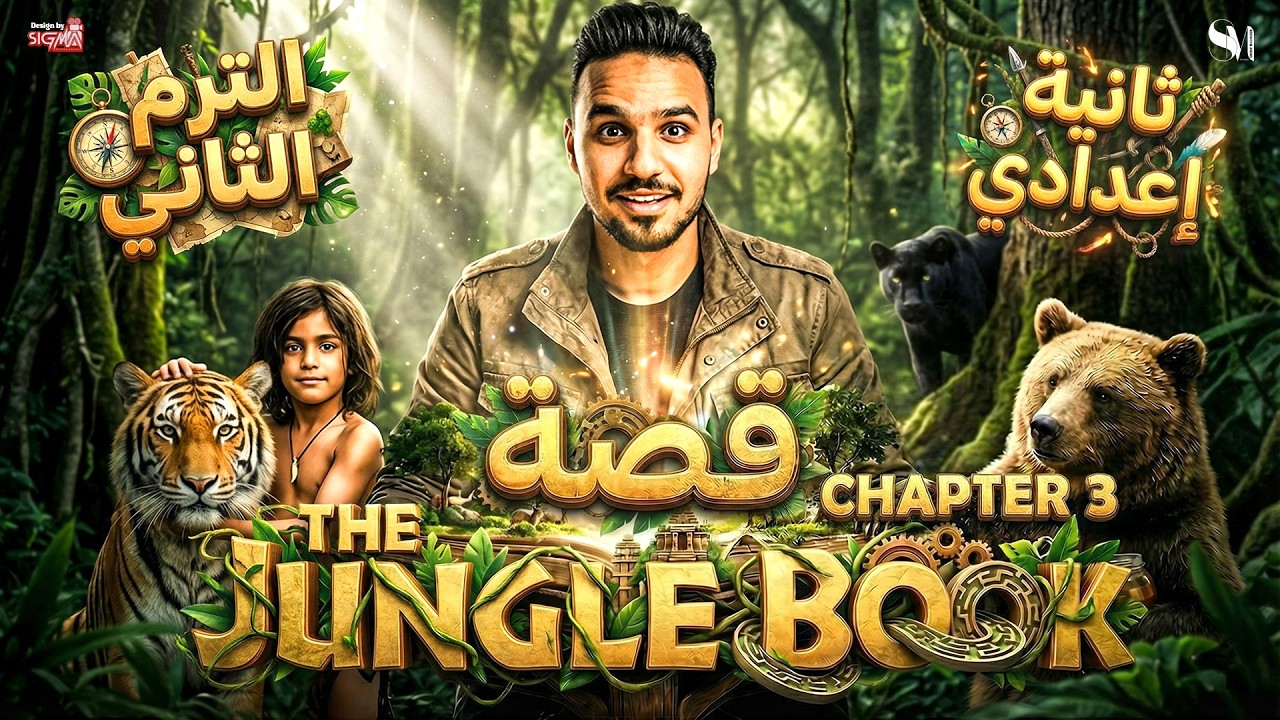 قصة تانية اعدادي | الترم التاني | لغة انجليزية | THE JUNGLE BOOK | CHAPTER 3 | المنهج الجديد - 2026