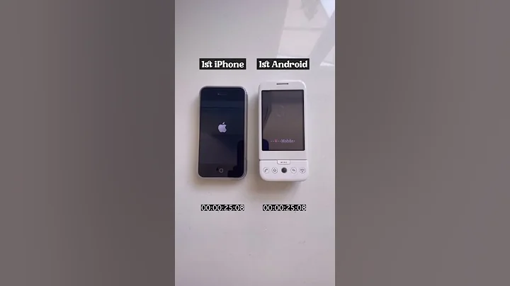 Speed test booting 1st iPhone vs 1st Android #apple #new #tech #richest #android #speed #boot #first