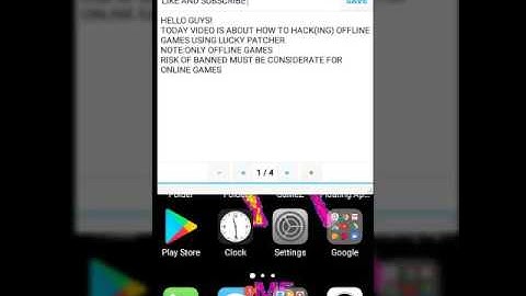 LUCKY PATCHER *HACK OFFLINE GAMES FOR FREE AND EASY.  CLEAR STEP.  HACK POU FAST*