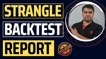 EXCLUSIVE | BACKTEST REPORT | Profitability of STRANGLE Option Strategy | Option Sailor