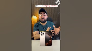 Your iphone has a inbuilt weighing scale #iphonefeatures #iphonetips #iphonetricks #unibav