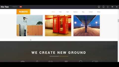Roboto   One Page Responsive WordPress Theme +Download Link