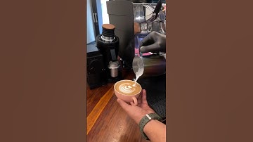 How to make tulip 🌷 latte art #latteartclass #coffee #tutorial #brewmaster2415