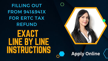 941 | 941x 941 For ERTC Refund. 941x For ERTC Line by Line Description on how to fill out the form.