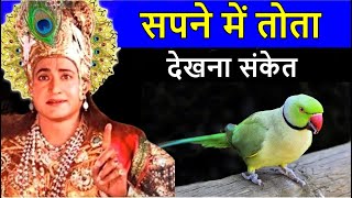 Seeing a parrot in a dream is a sign? What does Lord Krishna say? // Seeing a parrot in a dream is a sign!!