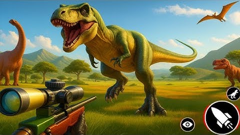Realistic Dinosaur Game – Dinosaur Mobile Game – Android Gameplay 