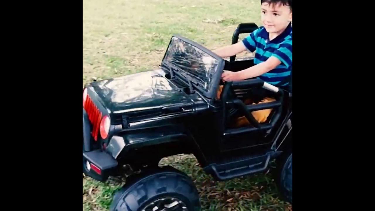 Cerdo terraza canta Carros Eléctricos para niños - Control remoto y batería - YouTube