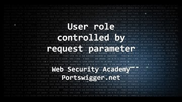 portswigger.net - Lab: User role controlled by request parameter