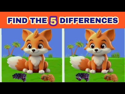 Find 5 Differences between two Pictures | Spot the differences ...