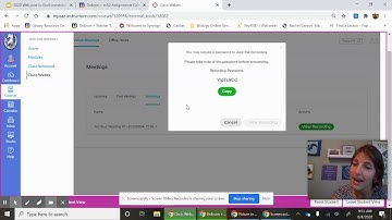 Viewing Recorded Webex Meetings