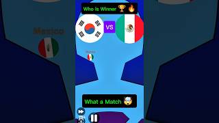 Mexico vs South Korea | FIFA World Cup 2026 Marble Race ⚽🏆#shorts #gaming #fifa