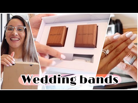 WE RECEIVED OUR WEDDING BANDS! / Brilliant Earth unboxing
