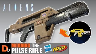 Unboxing and Modding the Nerf ALIENS Pulse Rifle from Hasbro