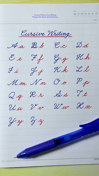 Cursive writing a to z | Cursive writing abcd | Cursive abcd | Cursive letters | Cursive handwriting
