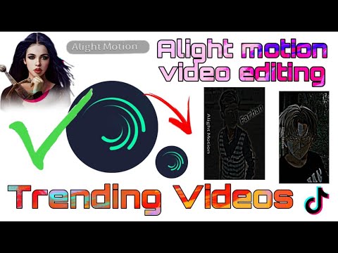How to edit video on Alight Motion Very easy trik #viral - YouTube