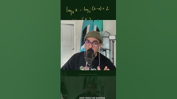 Solving Logarithmic Equations WALKTHROUGH #algebra2 #mathtricks #logarithmicequations #algebra