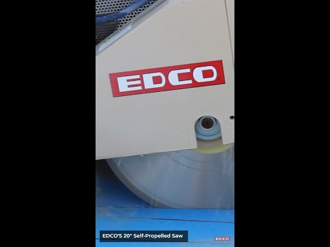 EDCO 20" Self-Propelled Saw (SS-20) In Action
