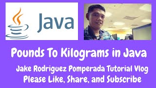 Pounds To Kilograms in Java
