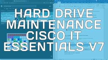 Cisco IT Essentials v7 Lab 11.3.3.8 - Hard Drive Maintenance
