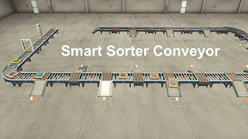 Smart Sorter Conveyor (use only 1 QR code Scanner)