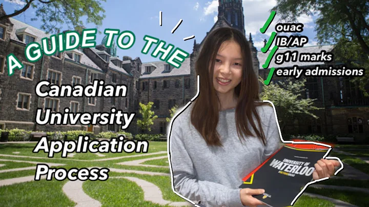 APPLYING TO CANADIAN UNIVERSITIES (timestamps) | a basic guide to applications WITH RESOURCES