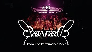 BINI | ’Paruparo’ Official Live Performance Video