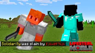 I Got Hunted By An INVISIBLE PLAYER on Lifesteal SMP!