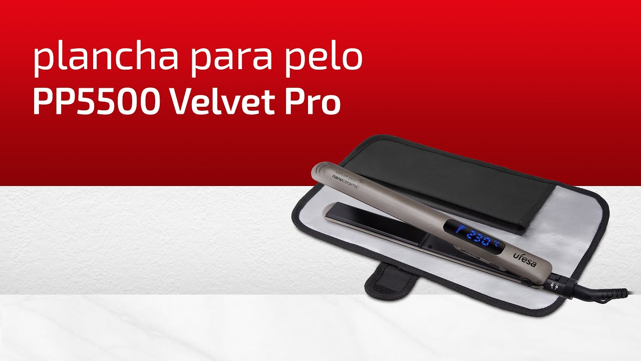 PLANCHA PELO UFESA REGULABLE 150 A 220° C - PP5500 :: Ferretería El Trompo